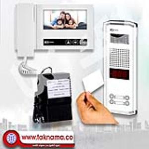 آیفون تصویری 4 واحدی D43 کارتی تکنما