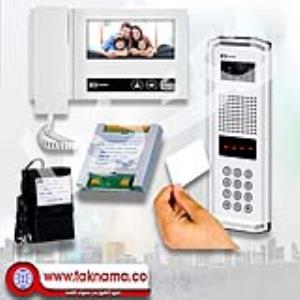 آیفون تصویری 15 واحدی پسوردی کارتی D43 تکنما